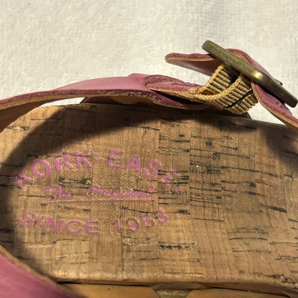 Koral-Ease Rose Pink Ava Platform Wedges, Sz 9 - Picture 4 of 5